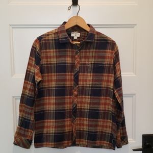 Billabong Boys L (14-16) plaid flannel shirt